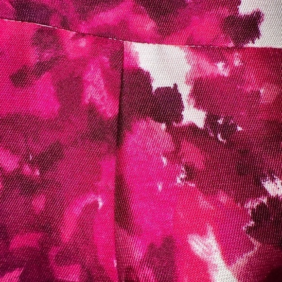 Kate Spade Jordan Silk Blend Berry Moody Floral Pencil Skirt Sz 4 woman’s pink - Picture 9 of 12